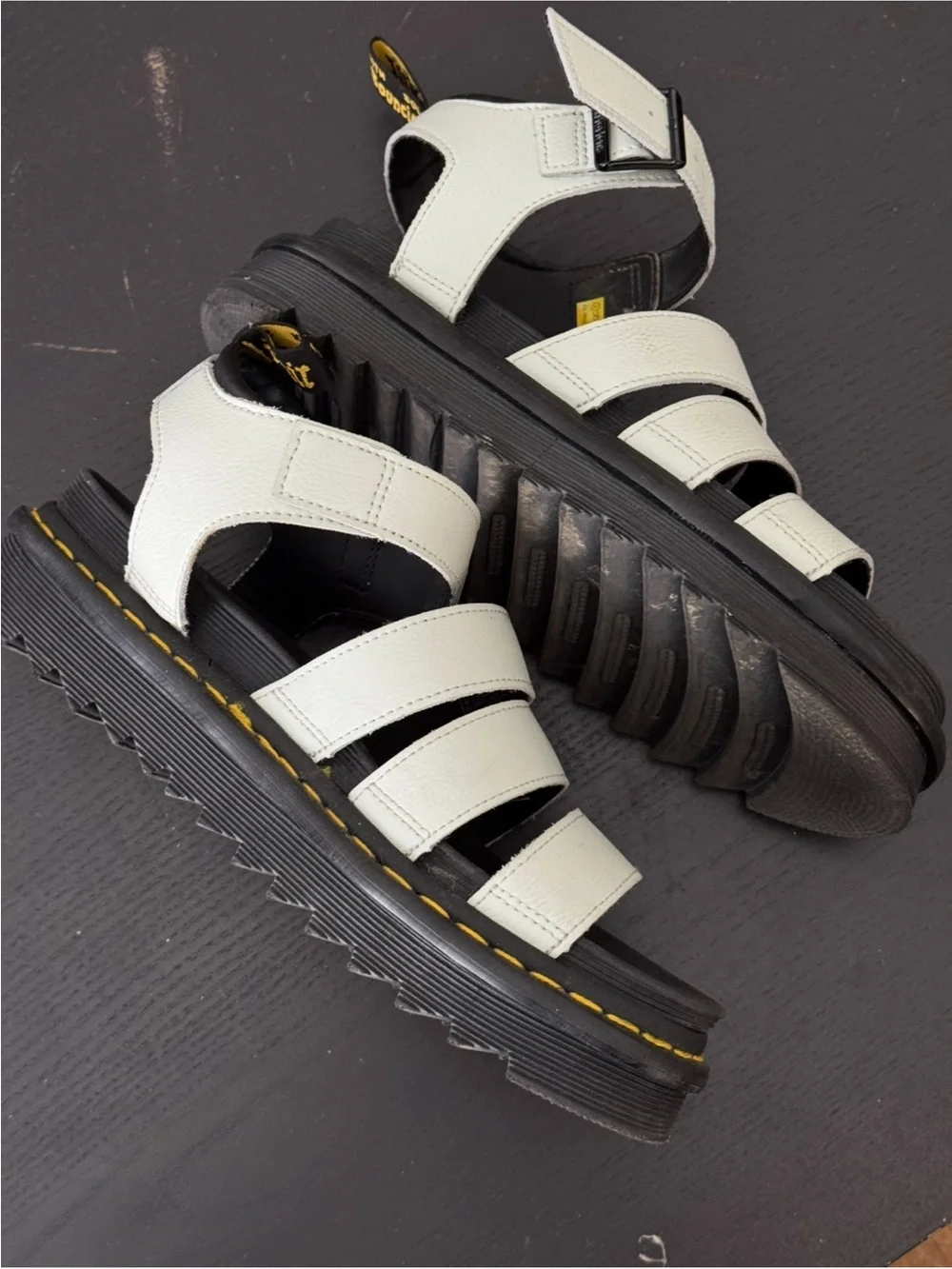 Dr. Martens Blaire Platform Sandals Men Sz 8 XLNT